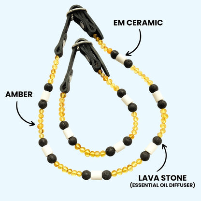 GuardianStone™ Dog Collar – Anti-Tick Shield with Gemstone Healing
